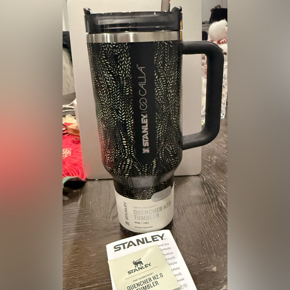 Stanley Calia Quencher H2.0 Tumbler - Black and Multicolor LIMITED EDITION